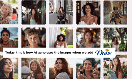 Dove recreates 2004 'for Real Beauty' campaign in pledge against AI