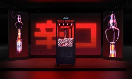 Asahi unveils remote-controlled claw machine with The Monkeys and Nakatomi