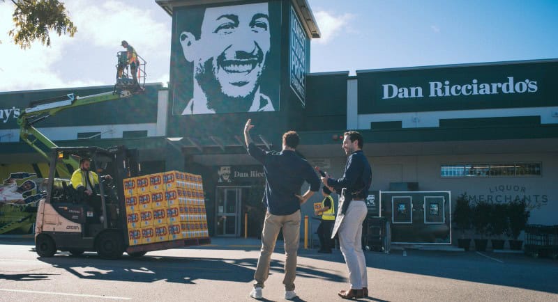 Daniel Ricciardo takes over Dan Murphy's for DR3 wines