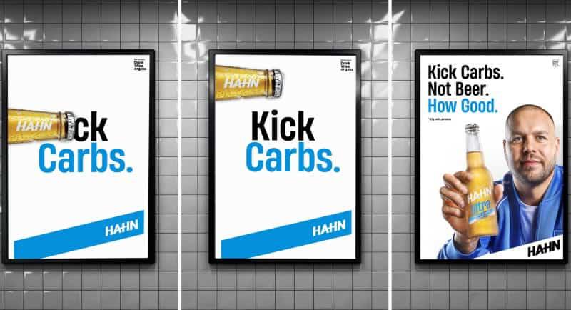 Hahn 'kicks carbs not beer' OOH