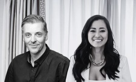 Icon Agency and Xenai Digital announce tech-forward partnership. Pictured - Chris Dodds, co-founder, ICON and Pauline Pangan, CEO, Xenai Digital