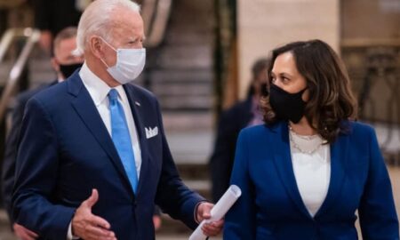 President Joe Biden and Kamala Harris