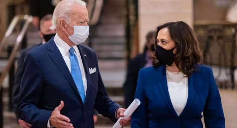 President Joe Biden and Kamala Harris