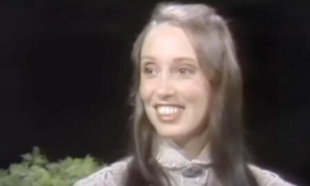 Shelley Duvall on Tom Snyder's 'The Tomorrow Show' 1981. Source: YouTube/@Shelley Duvall Archive