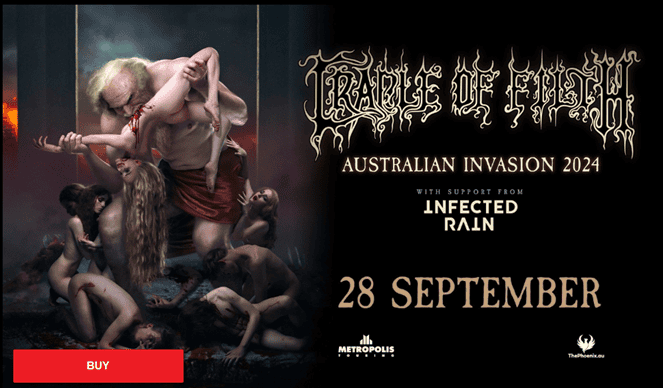 ThePhoenix.au Cradle of Filth ad