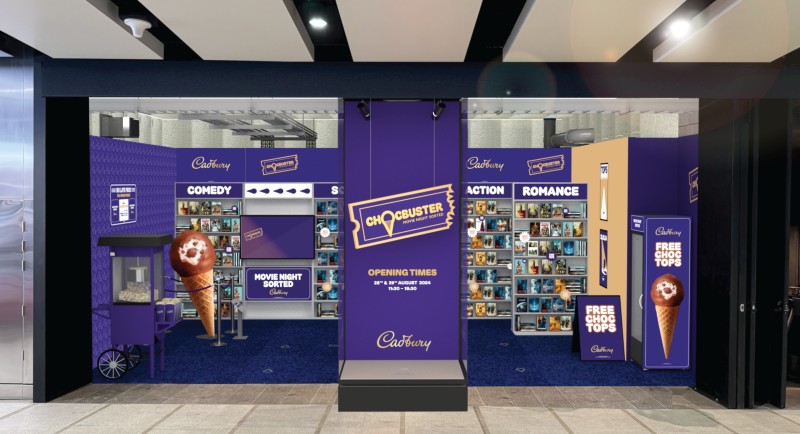 Cadbury and Peters Ice Cream launch nostalgic 'CHOCBUSTER' pop-up in Sydney