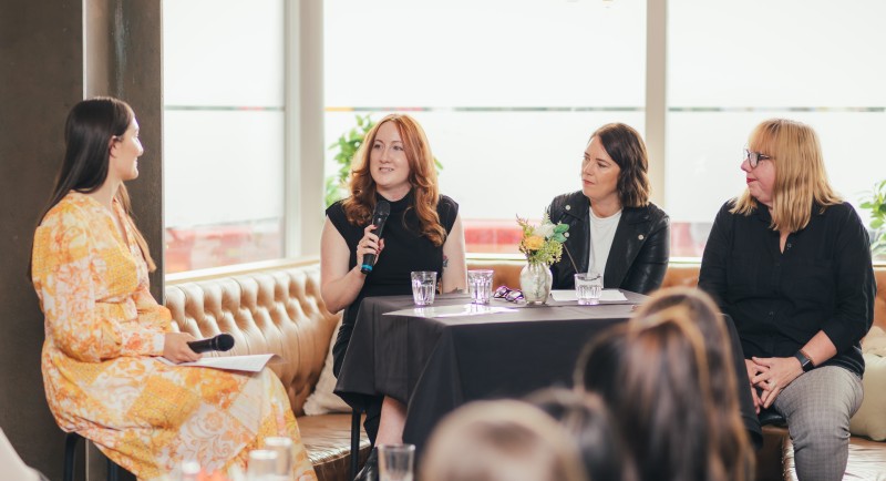 Jess Cameron, Paige English, Michelle Testa and Cindy Henderson at ARN’s InspHERation event