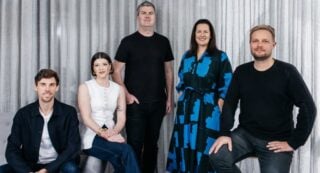 Scooter joins Bupa agency village following pitch, announces new hires. Pictured: Matt Strutte, Olivia Gatt, Luke Carson, Anna Hodgson and Pete Murphy