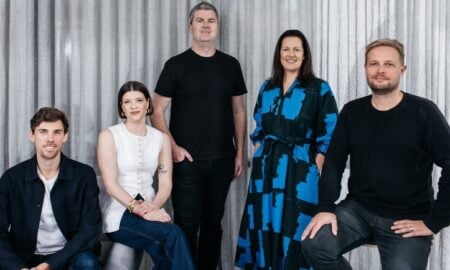 Scooter joins Bupa agency village following pitch, announces new hires. Pictured: Matt Strutte, Olivia Gatt, Luke Carson, Anna Hodgson and Pete Murphy