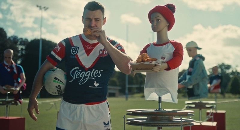 Sydney Rooster stars lead 'Crunch Time' for Red Rooster via Leo Burnett