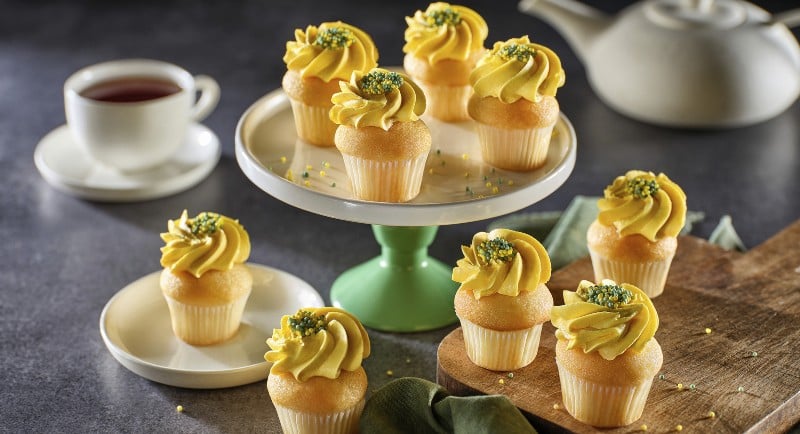 Woolworths Green & Gold Olympics Cupcakes