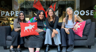 Paper Moose - Niranjana Muraleedharan, Annabelle Rogers, Brigitte Harbrow and Claire Sutton