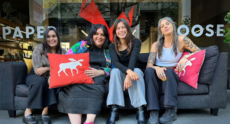 Paper Moose - Niranjana Muraleedharan, Annabelle Rogers, Brigitte Harbrow and Claire Sutton