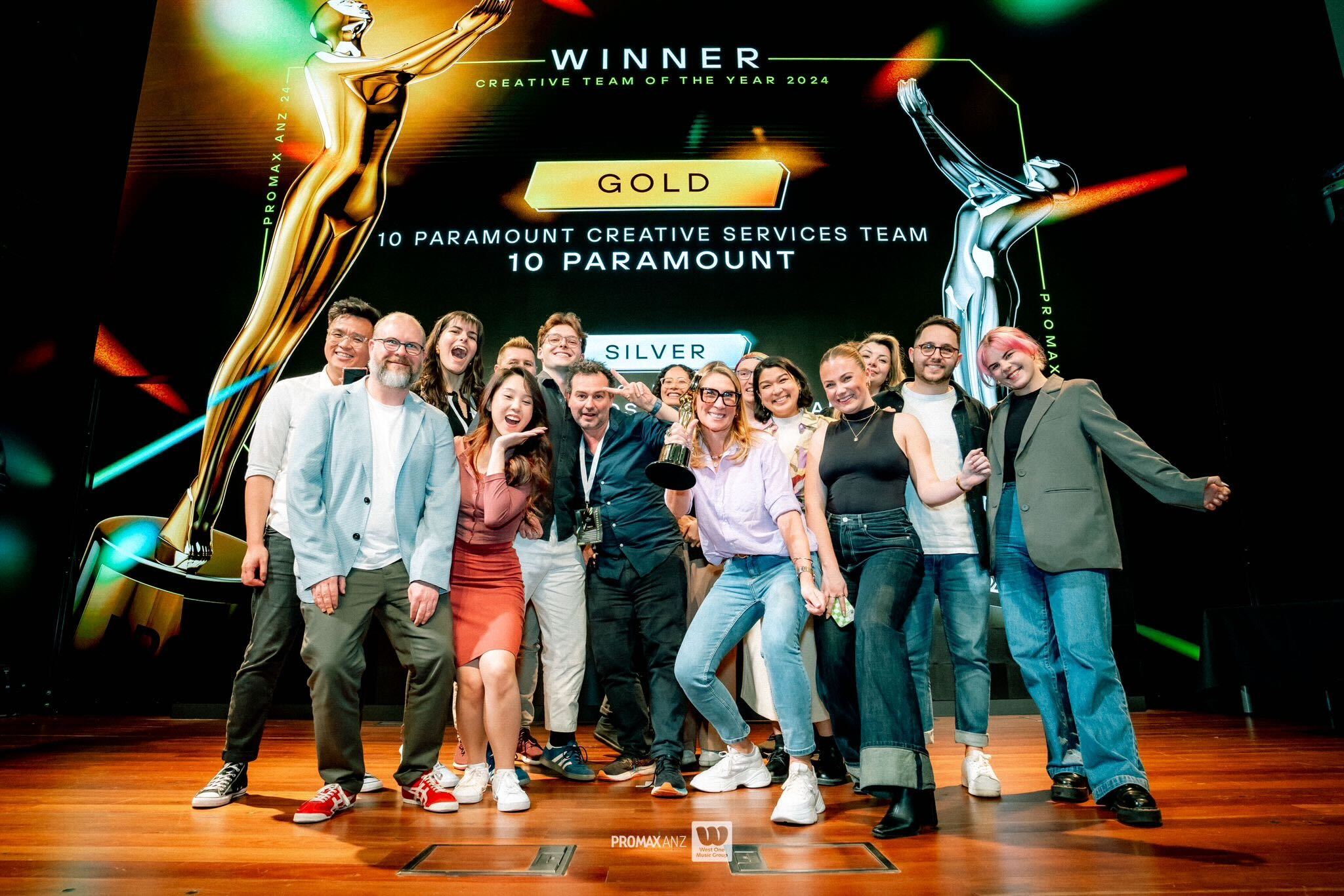 10 Paramount takes home the Promax 2024 Creative Team of the Year Award