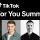 TikTok For You Summit - James Dixon, Jamison Milessis, Gerry Bowness and James Lucas