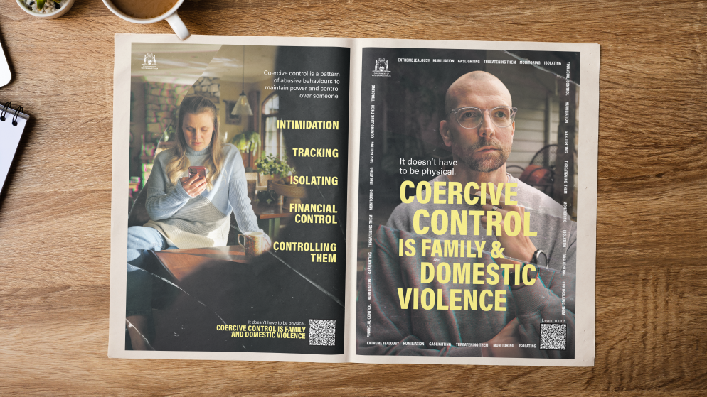 303 MullenLowe, Carat and Mediahub team up with WA Government to launch family and domestic violence campaign