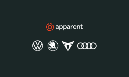 Apparent and Volkswagen Group logos