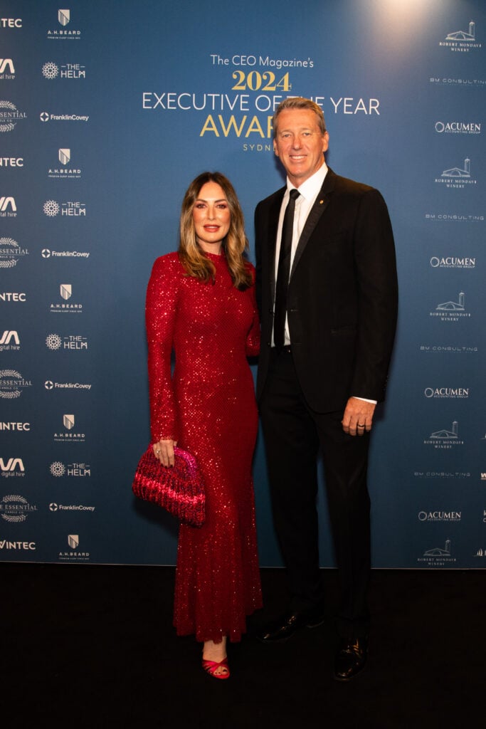 Glenn McGrath and wife Sara Leonardi