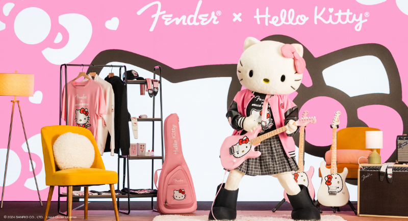 Hello Kitty x Fender