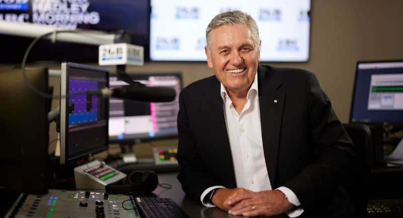 Ray Hadley made his announcement in the studio Thursday morning.