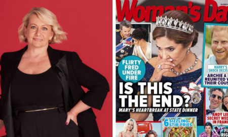 Susan Armstrong and Woman's Day cover