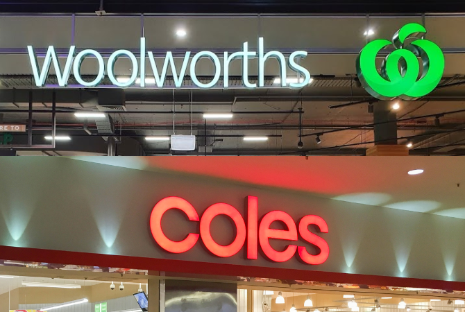 Roy Morgan Coles Woolworths