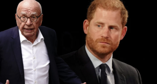 Rupert Murdoch and Prince Harry