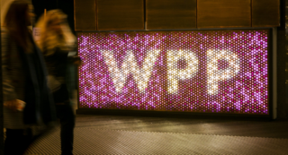 WPP sign on wall