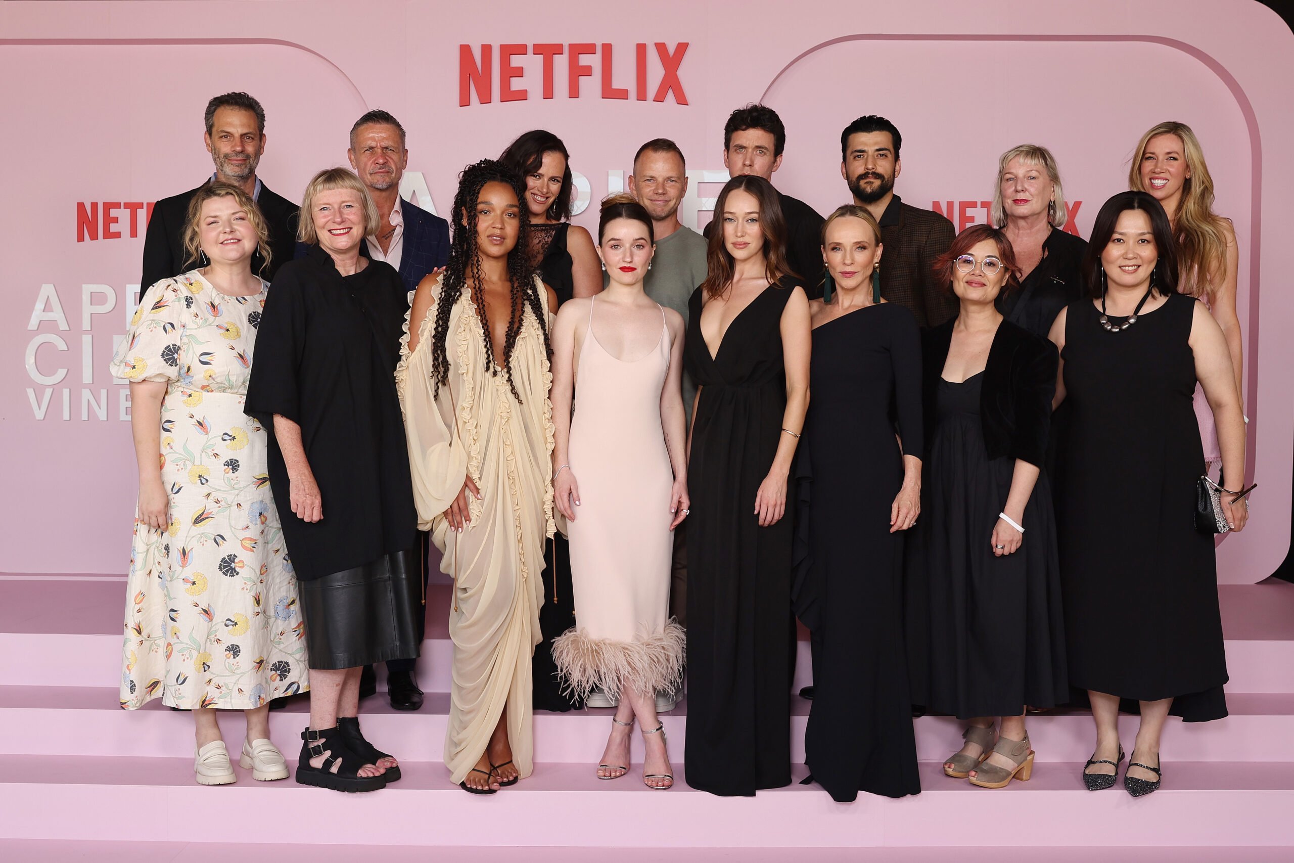 The cast and crew behind the Netflix series, Apple Cider Vinegar.