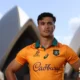 Wallabies superstar Joseph-Aukuso Suaalii in the 2025 Lions Tour jersey.