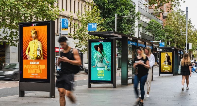 Digital outdoor media leader QMS partners with City of Sydney for Mardi Gras.