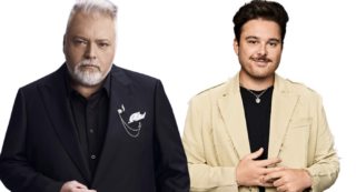 Kyle Sandilands and Mitch Churi