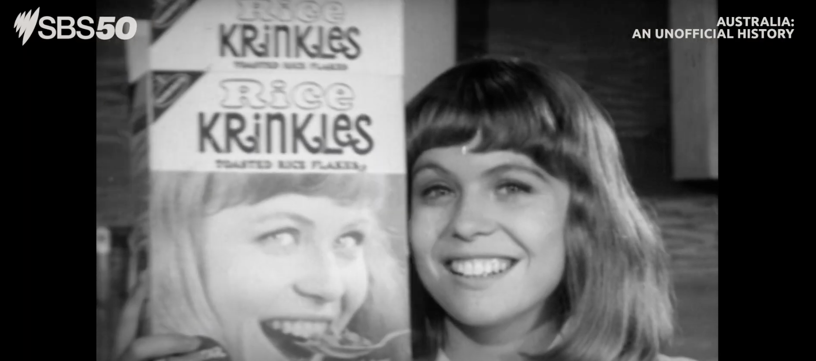 Jacki Weaver in a vintage TV ad.