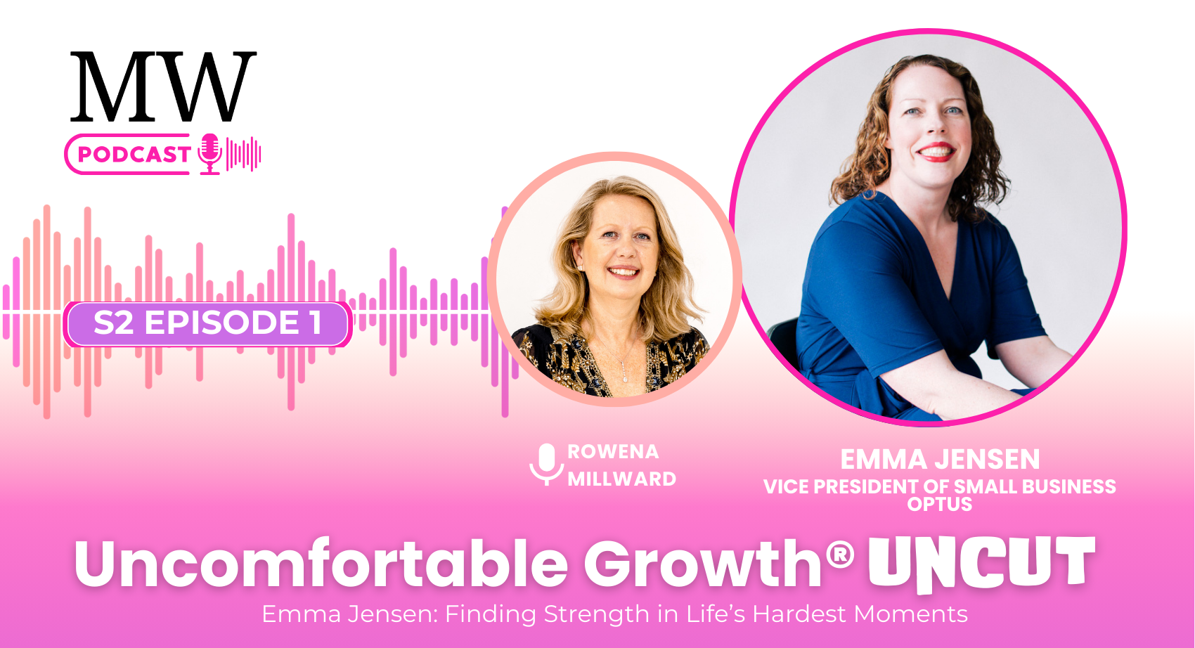 Uncomfortable Growth x Series 2 Episode 1 Podcast Cover Template (800 x 434 px)