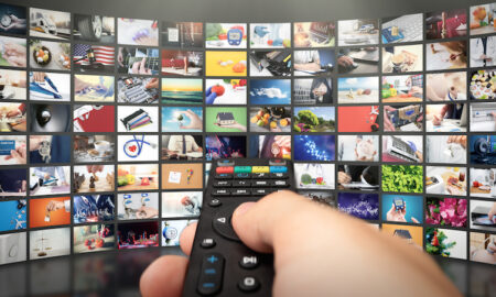 Television streaming video. Media TV on demand