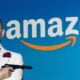 James Bond and Amazon logo.