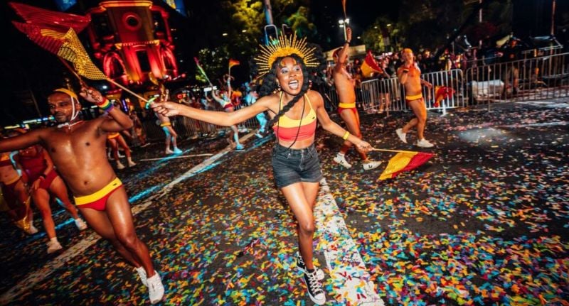 The Sydney Gay and Lesbian Mardi Gras parade.