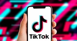 TikTok logo.