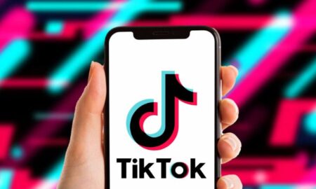 TikTok logo.