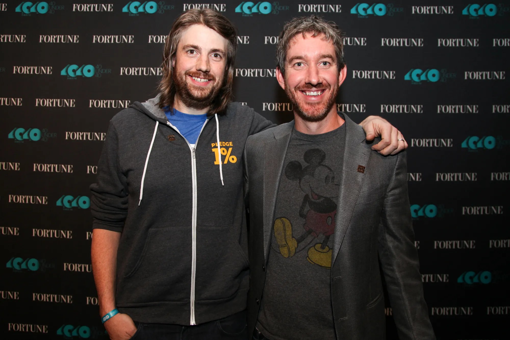 Atlassian co-founders Mike Cannon-Brookes and Scott Farquhar