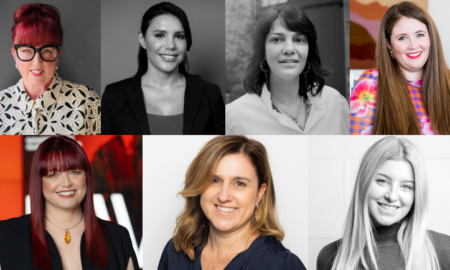 IWD Agency Leaders Jo McAlister, Batoul Peters, Sheryl Marjoram, Marilla Akkermans, Virginia Hyland, Jacquie Alley and Bronte Howard - International Women's Day