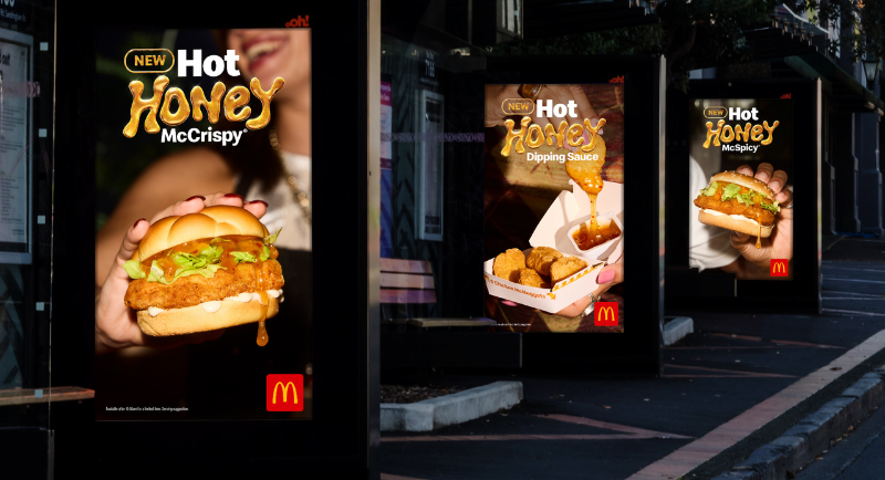 McDonald's x Hot Honey sauce via DDB Group Sydney