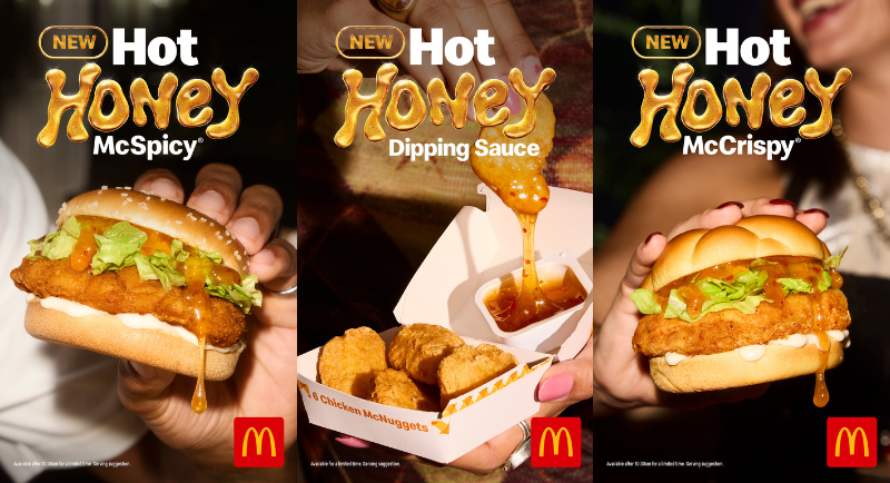 McDonald's x Hot Honey sauce via DDB Group Sydney