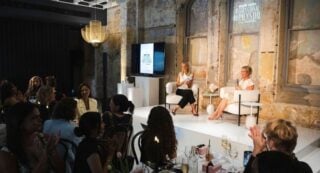 marie claire Editor Georgie McCourt in conversation with Jennifer Robinson