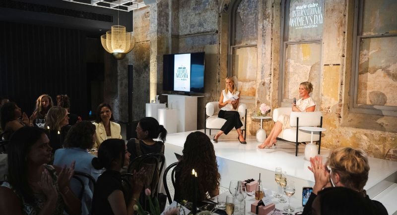 marie claire Editor Georgie McCourt in conversation with Jennifer Robinson