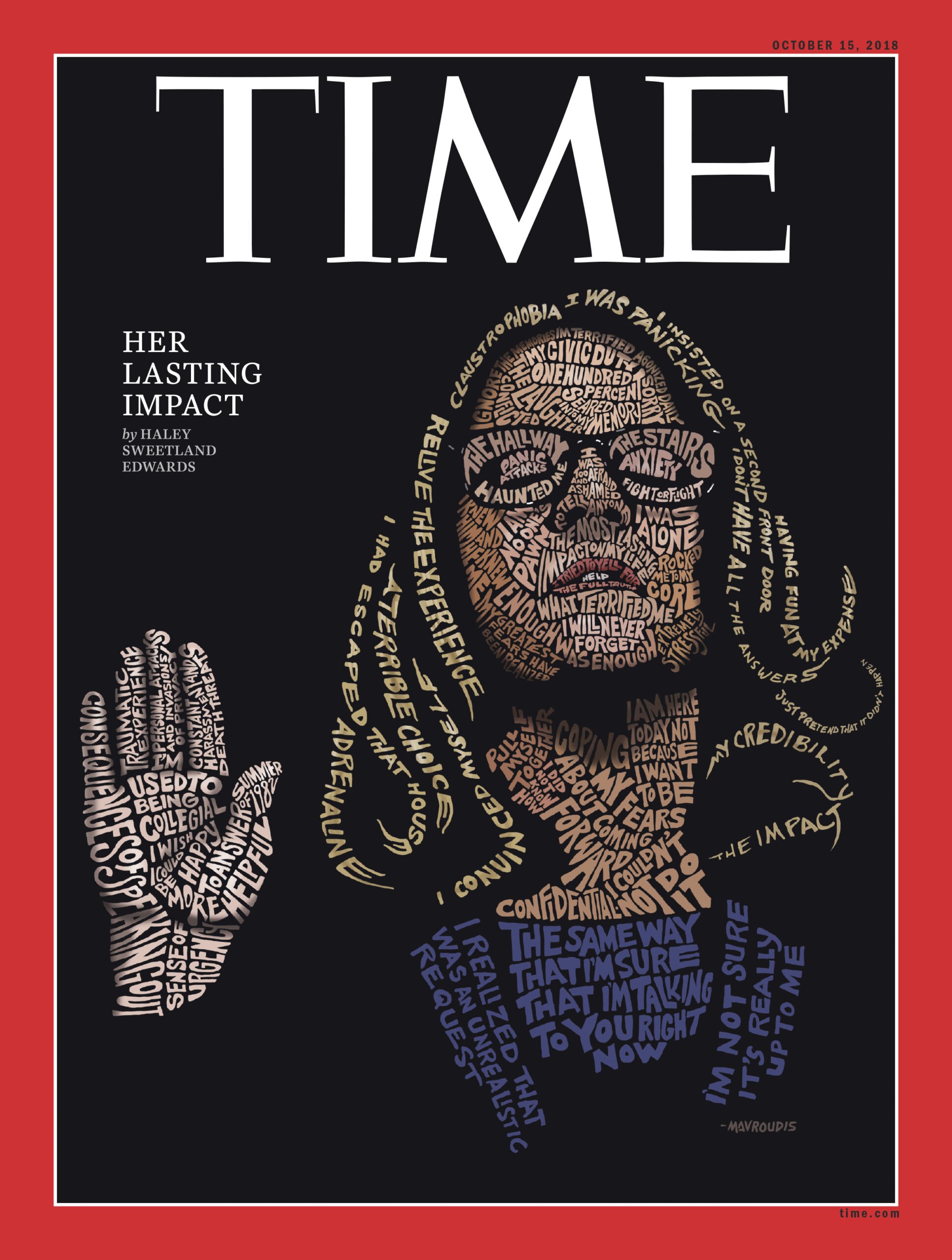 TIME cover: Christine Blasey Ford — October 15, 2018