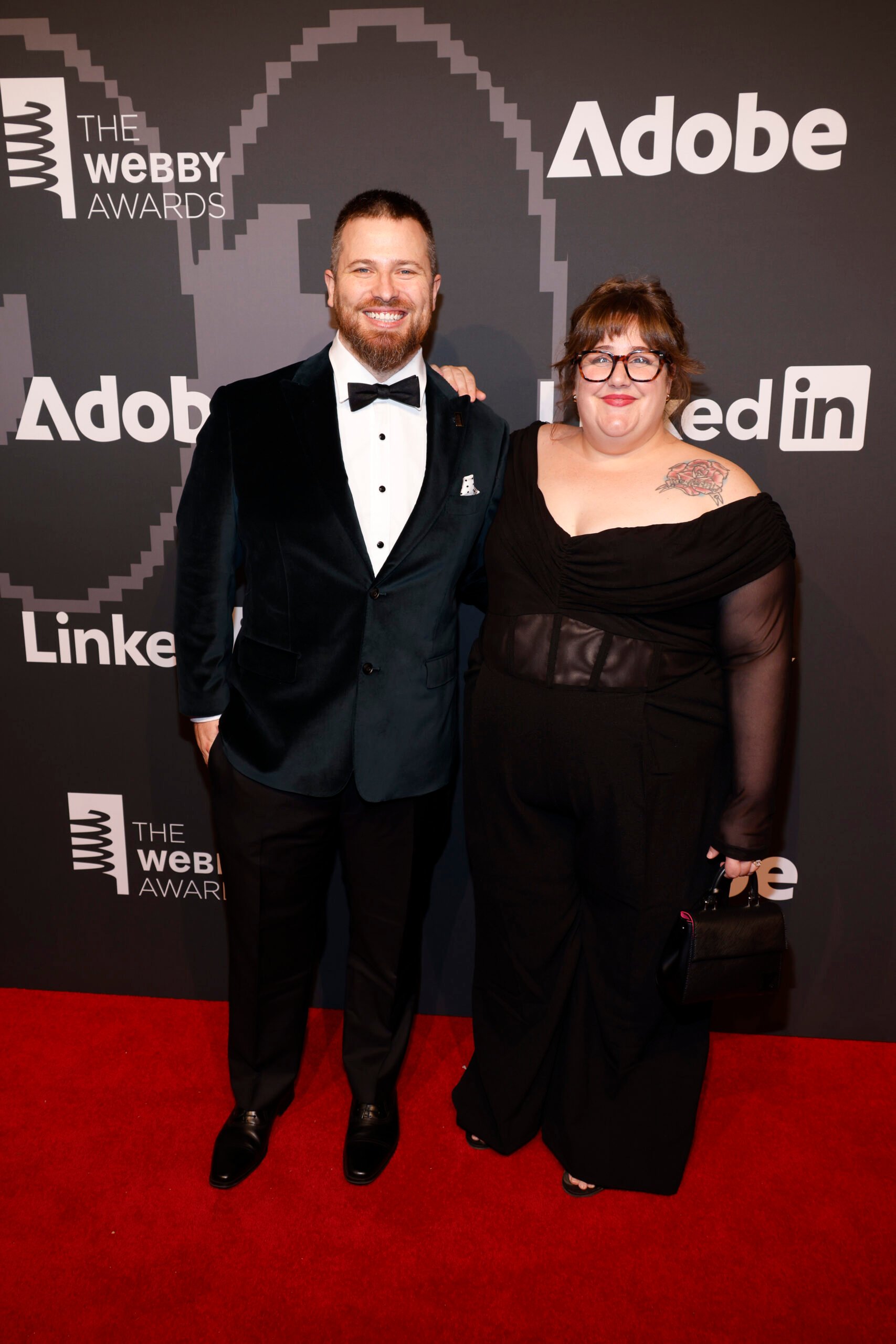 Ryan Jon Dunn and Toni Lodge attend the 29th Annual Webby Awards.