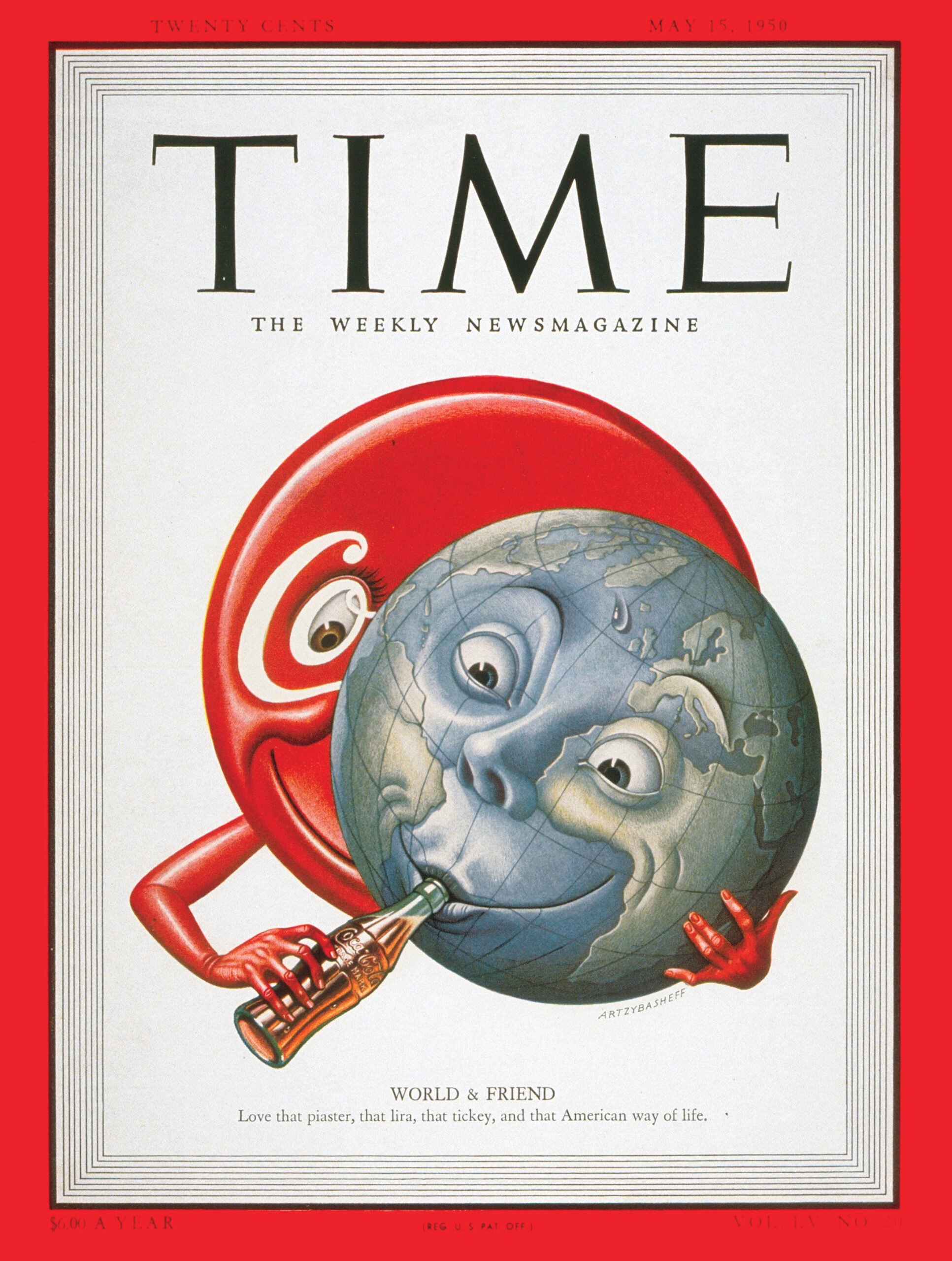 TIME cover: World & Friend May 15, 1950
