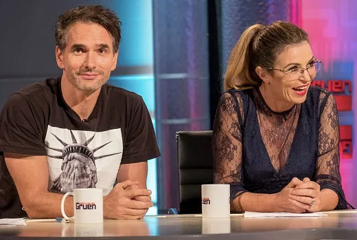 Dee Madigan and Todd Sampson on The Gruen Transfer.