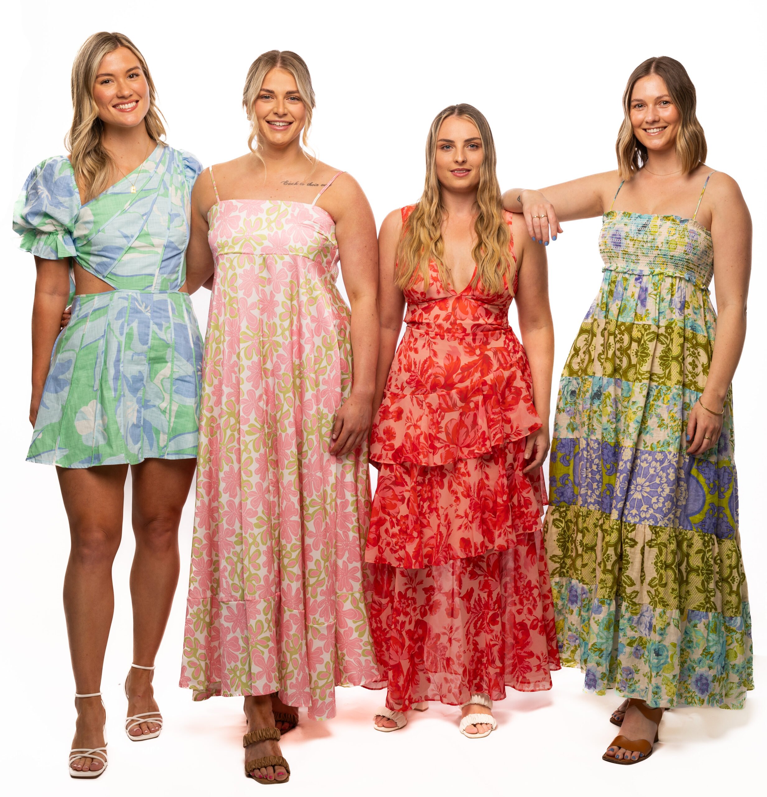 Farmer Corey's ladies: Chloe, Kailey, Amberlee and Annie
